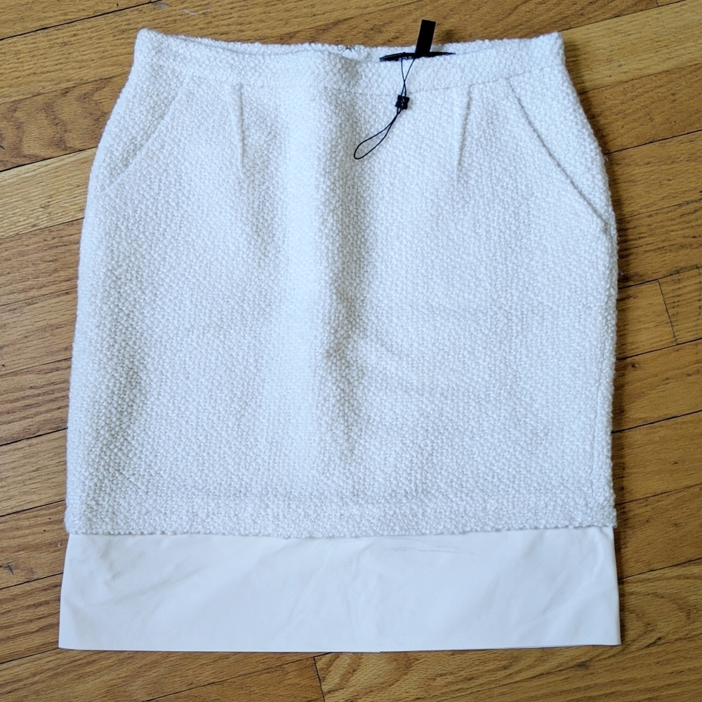 BCBGMaxAzria White Pencil Skirt